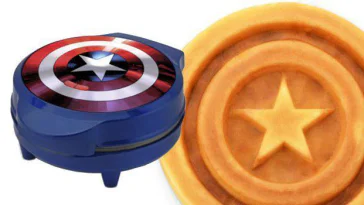 Avec ce gaufrier vous allez pouvoir manger le bouclier de Captain America