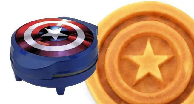 Avec ce gaufrier vous allez pouvoir manger le bouclier de Captain America