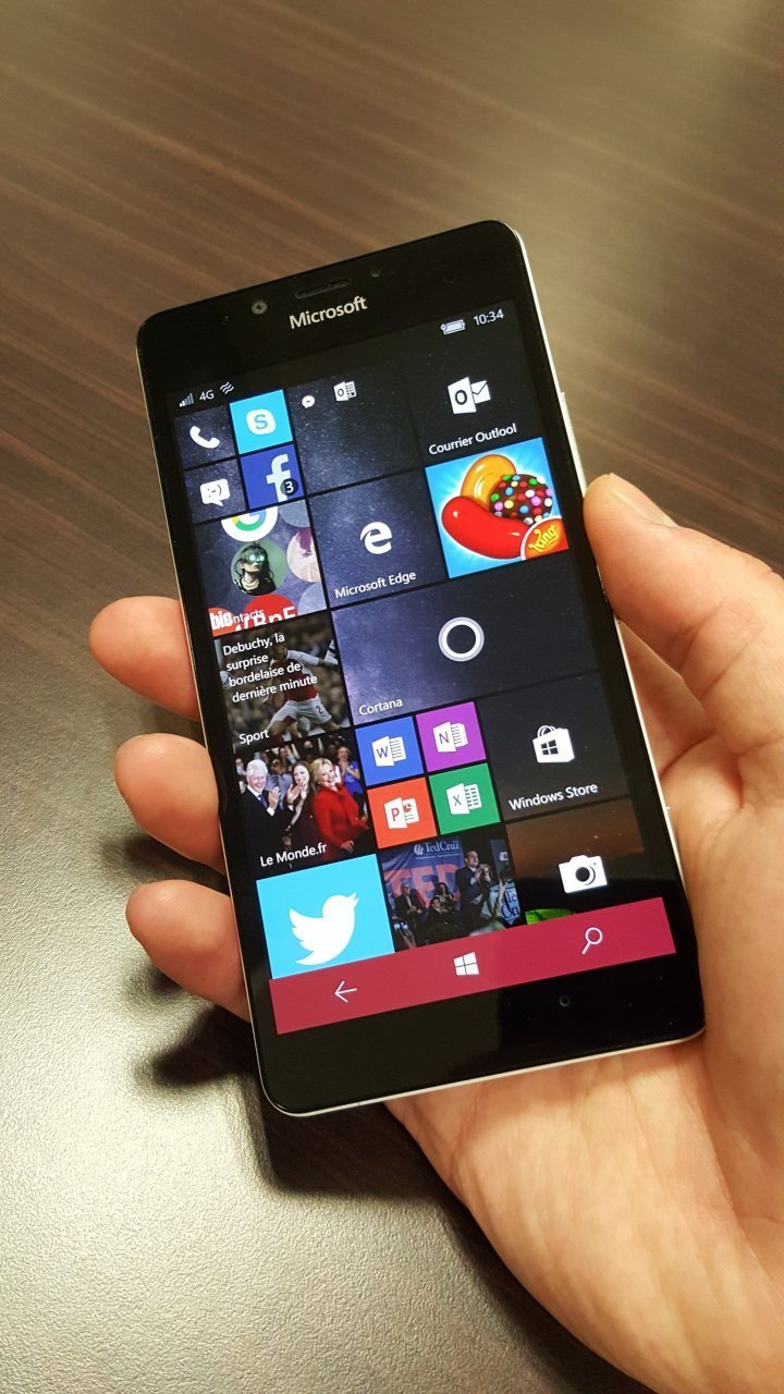 Test du Lumia 950 : le haut de gamme de microsoft