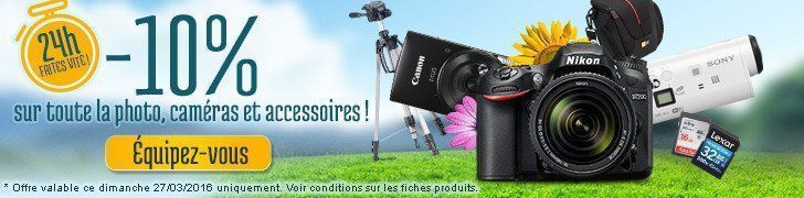 Bons plans : -10% sur toute la photo