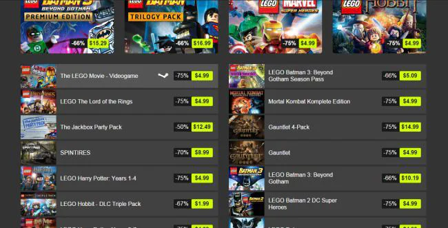 Steam : une nouvelle concernant les jeux compris dans lesm bundles