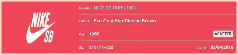 Une paire de Nike en style gaufre