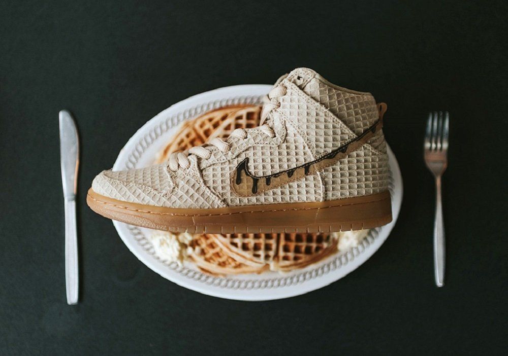 Nike lance un modèle de baskets avec texture et couleur gaufre ?