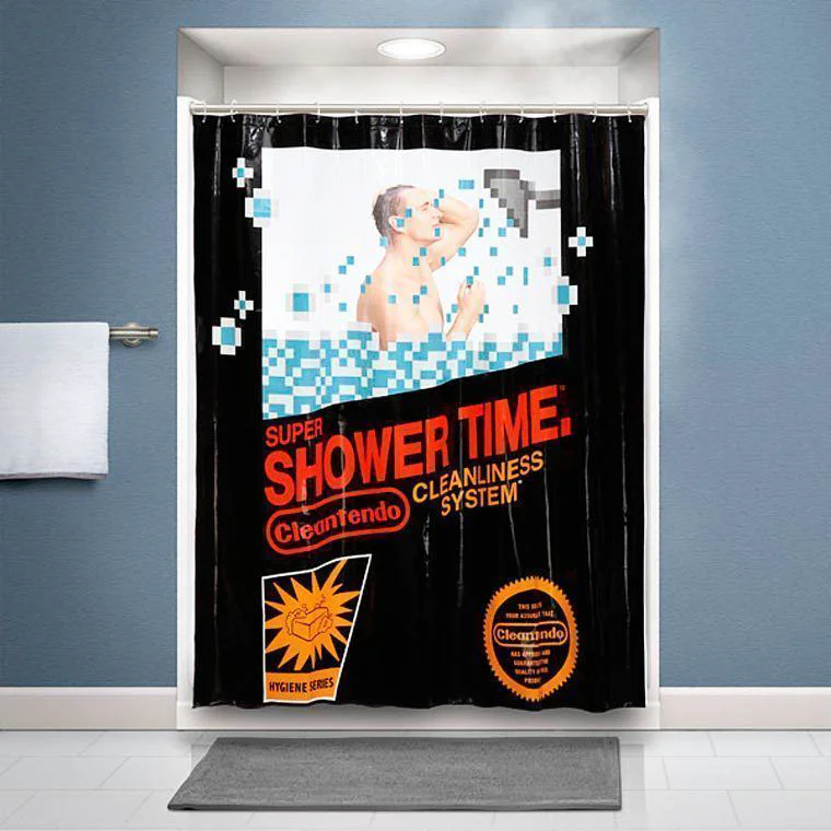Le rideau de douche ultime pour les gamers