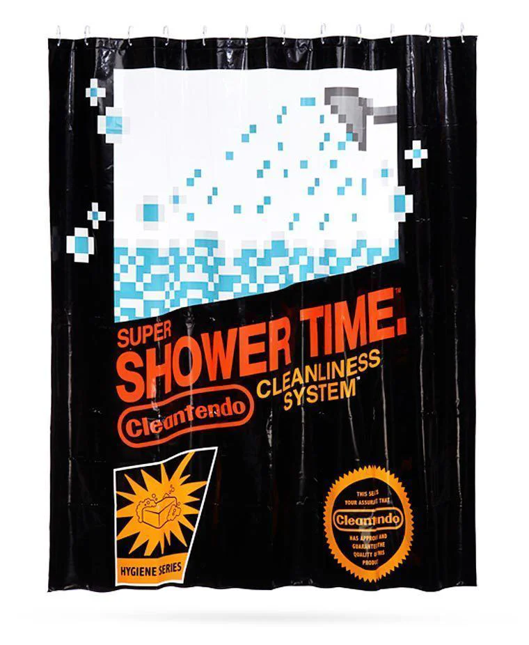 Le rideau de douche ultime pour les gamers