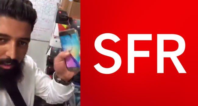 2 employés SFR se filment en train de détruire le mobile d’un client