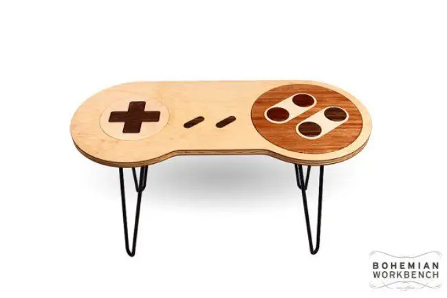 D’incroyables tables en forme de manettes NES et Super Nintendo qui fonctionnent #32