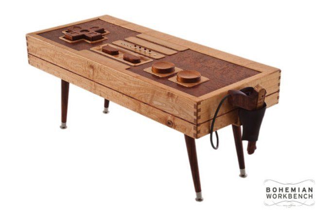 D’incroyables tables en forme de manettes NES et Super Nintendo qui fonctionnent #41