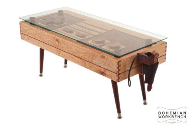 D’incroyables tables en forme de manettes NES et Super Nintendo qui fonctionnent #40