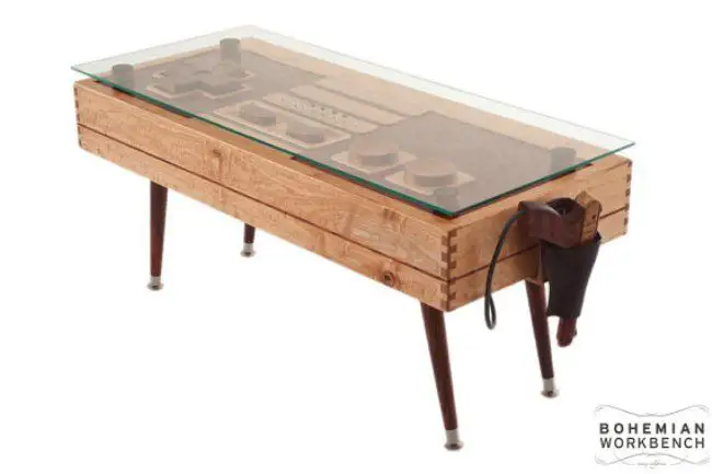 D’incroyables tables en forme de manettes NES et Super Nintendo qui fonctionnent #40