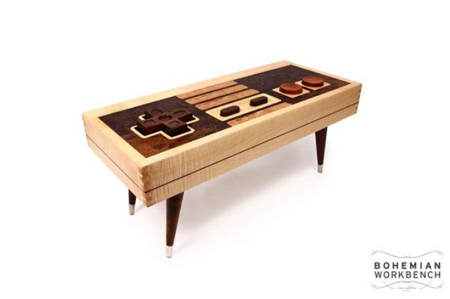 D’incroyables tables en forme de manettes NES et Super Nintendo qui fonctionnent #3