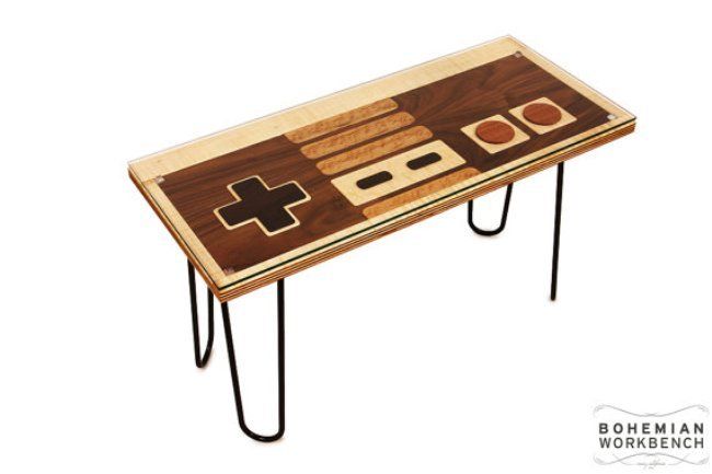 D’incroyables tables en forme de manettes NES et Super Nintendo qui fonctionnent #26