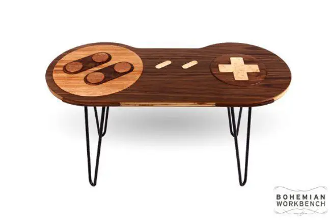 D’incroyables tables en forme de manettes NES et Super Nintendo qui fonctionnent #31