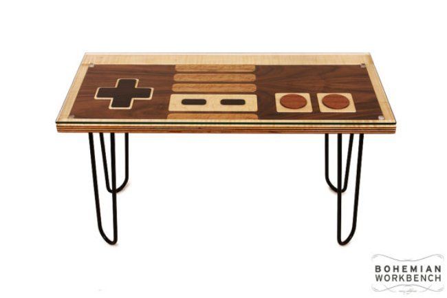D’incroyables tables en forme de manettes NES et Super Nintendo qui fonctionnent #27