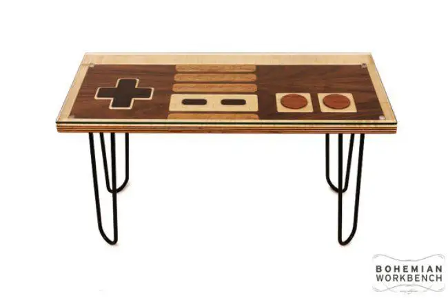D’incroyables tables en forme de manettes NES et Super Nintendo qui fonctionnent #27