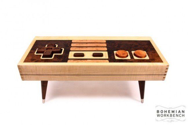 D’incroyables tables en forme de manettes NES et Super Nintendo qui fonctionnent #4