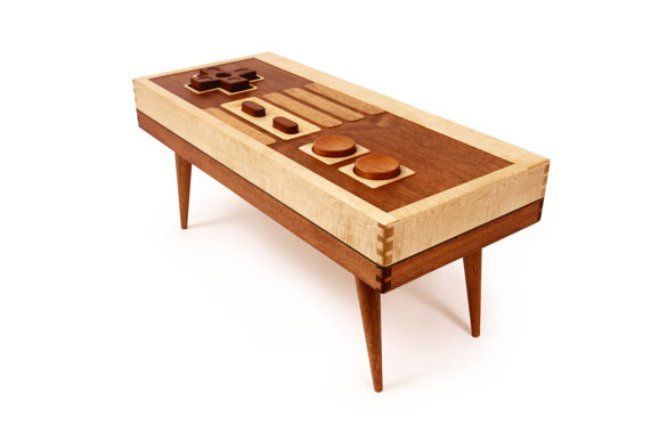 D’incroyables tables en forme de manettes NES et Super Nintendo qui fonctionnent #16