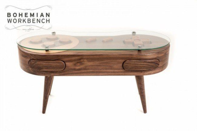 D’incroyables tables en forme de manettes NES et Super Nintendo qui fonctionnent #9