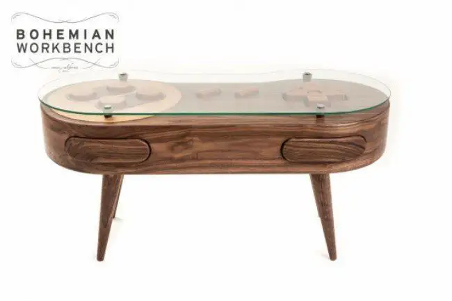 D’incroyables tables en forme de manettes NES et Super Nintendo qui fonctionnent #9