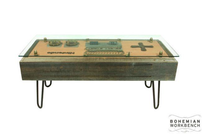 D’incroyables tables en forme de manettes NES et Super Nintendo qui fonctionnent #23