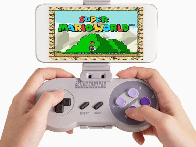 8Bitdo : une manette Super Nintendo pour jouer sur smartphone