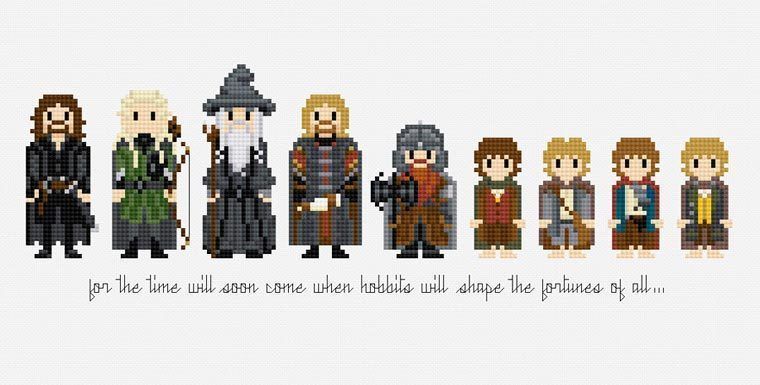 200 personnages de Films, Dessins animés et Series TV réalisés en broderie #8