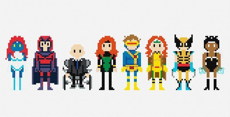 200 personnages de Films, Dessins animés et Series TV réalisés en broderie #10