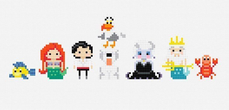 200 personnages de Films, Dessins animés et Series TV réalisés en broderie #22