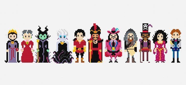 200 personnages de Films, Dessins animés et Series TV réalisés en broderie #18