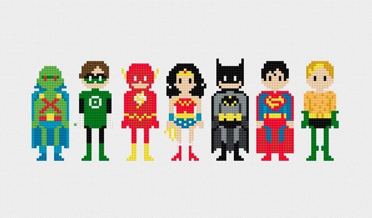 200 personnages de Films, Dessins animés et Series TV réalisés en broderie #12