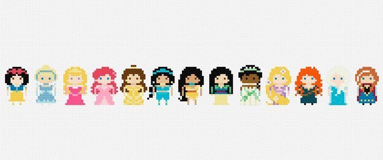 200 personnages de Films, Dessins animés et Series TV réalisés en broderie #17