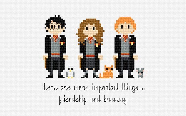 200 personnages de Films, Dessins animés et Series TV réalisés en broderie #9