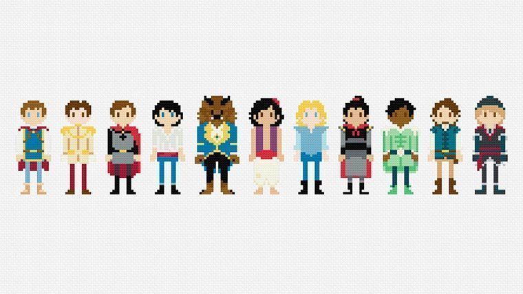 200 personnages de Films, Dessins animés et Series TV réalisés en broderie #15