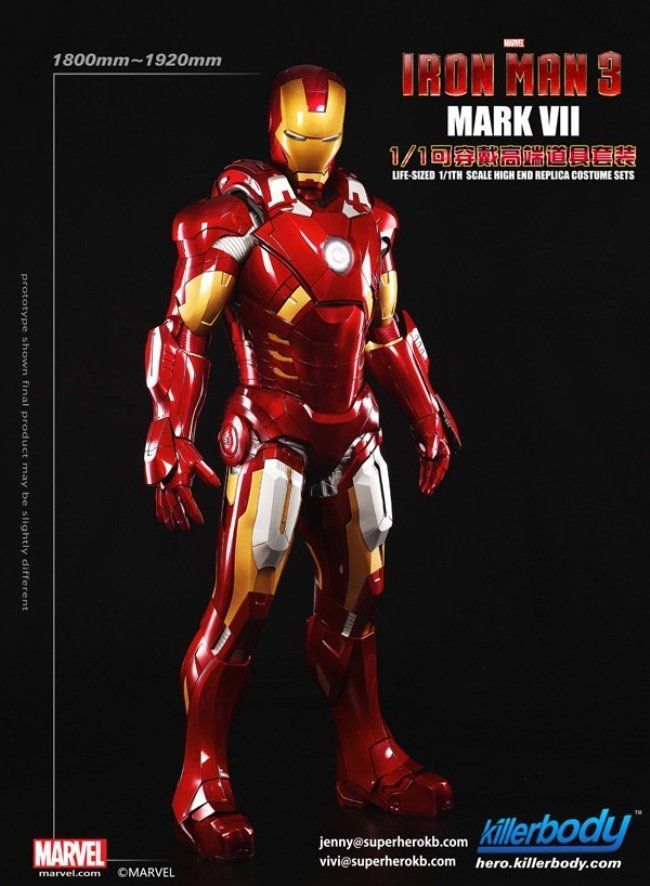Cette incroyable armure Iron Man Mark 7 est 100% fonctionnelle