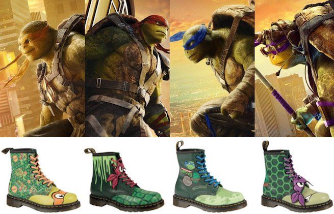 Des boots Tortues Ninja signées Dr Martens #3