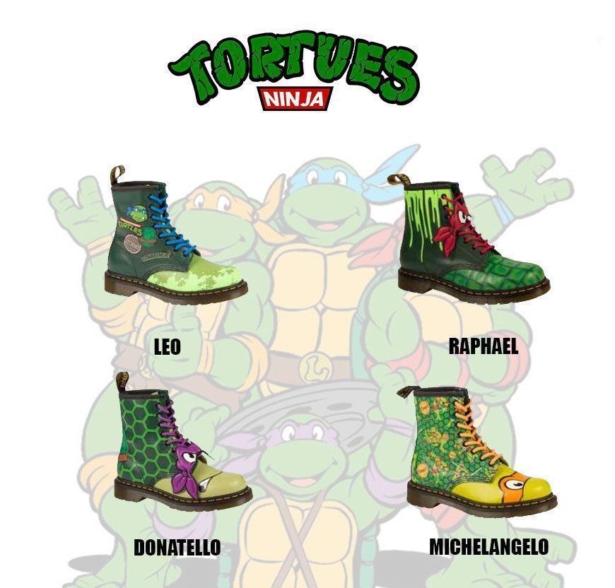 Des boots Tortues Ninja signées Dr Martens #2