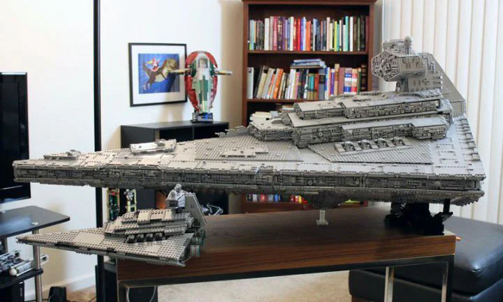 Ce gigantesque Star Destroyer en LEGO mesure 1,4 mètre de long #12