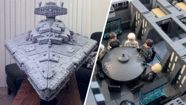 Ce gigantesque Star Destroyer en LEGO mesure 1,4 mètre de long