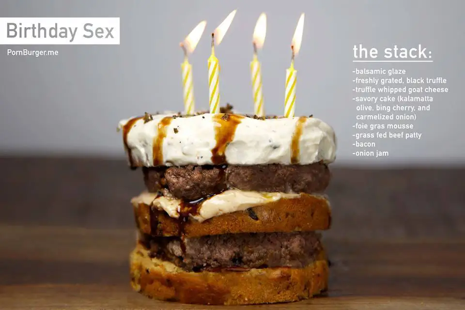 PornBurger le cookbook avec tout sauf la légéreté