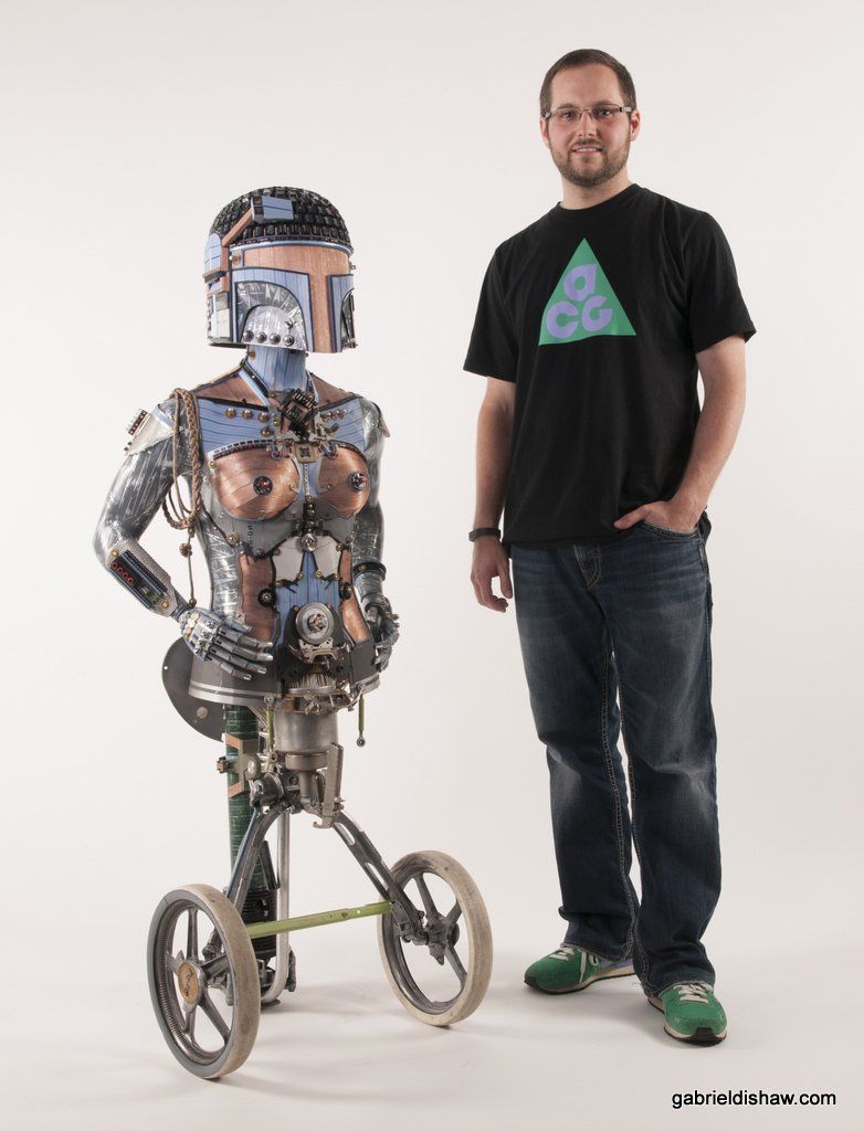 Star Wars : de fabuleuses sculptures fabriquées avec des matériaux recyclés #24