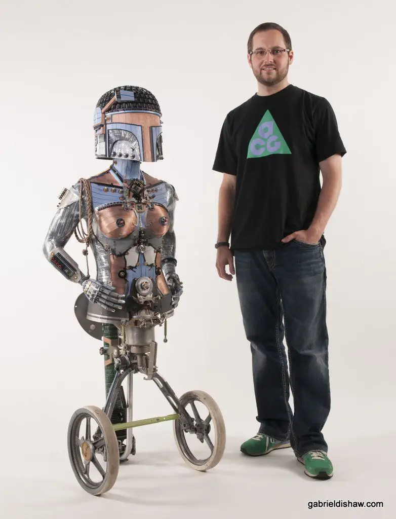 Star Wars : de fabuleuses sculptures fabriquées avec des matériaux recyclés #22