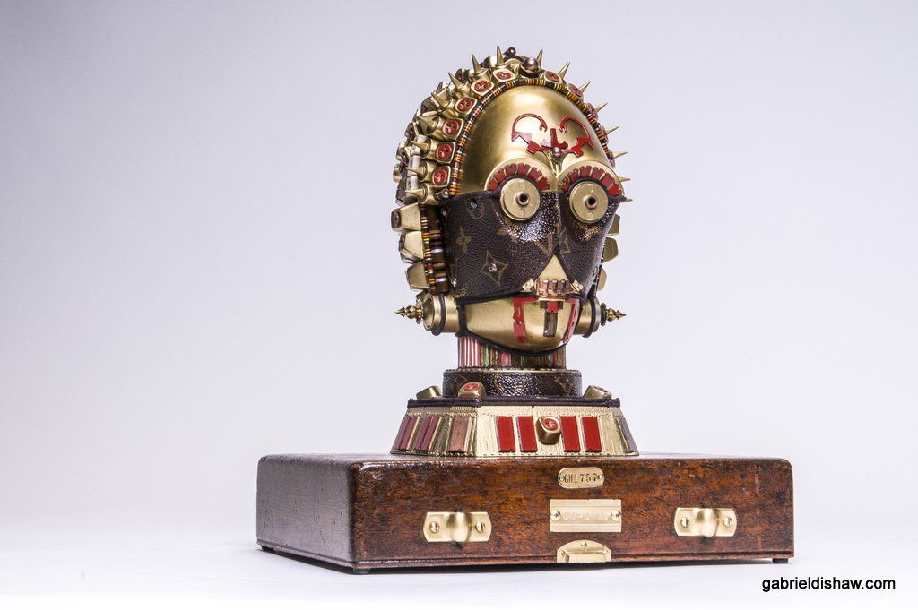 Star Wars : de fabuleuses sculptures fabriquées avec des matériaux recyclés #4
