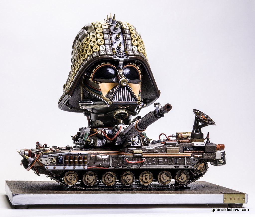 Star Wars : de fabuleuses sculptures fabriquées avec des matériaux recyclés #32