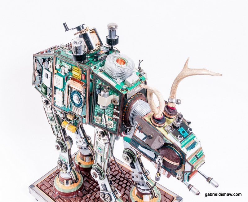Star Wars : de fabuleuses sculptures fabriquées avec des matériaux recyclés #51