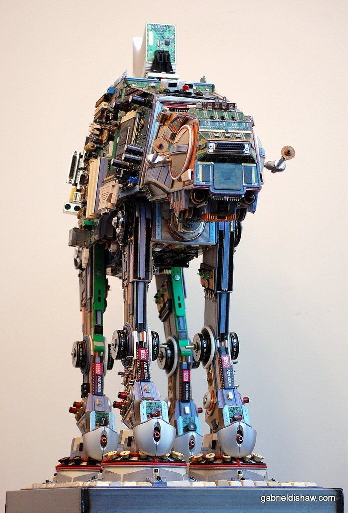 Star Wars : de fabuleuses sculptures fabriquées avec des matériaux recyclés #54