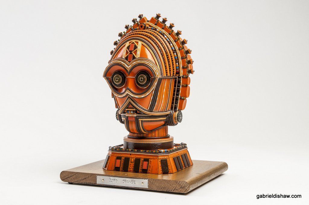 Star Wars : de fabuleuses sculptures fabriquées avec des matériaux recyclés #10
