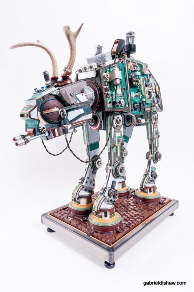 Star Wars : de fabuleuses sculptures fabriquées avec des matériaux recyclés #50