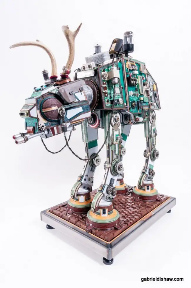 Star Wars : de fabuleuses sculptures fabriquées avec des matériaux recyclés #47