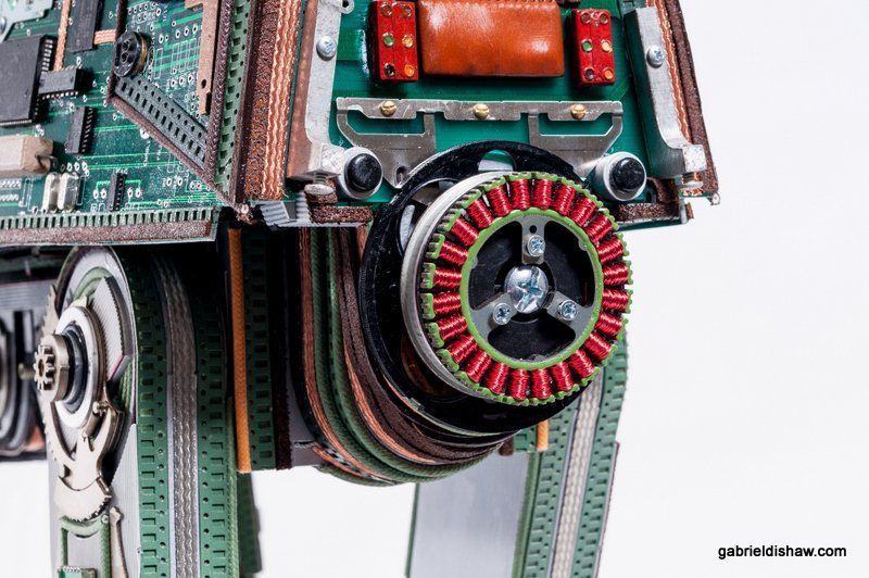 Star Wars : de fabuleuses sculptures fabriquées avec des matériaux recyclés #52