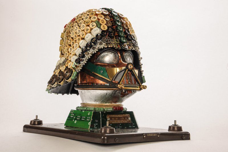 Star Wars : de fabuleuses sculptures fabriquées avec des matériaux recyclés #43